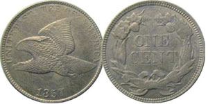 small cent flying eagle