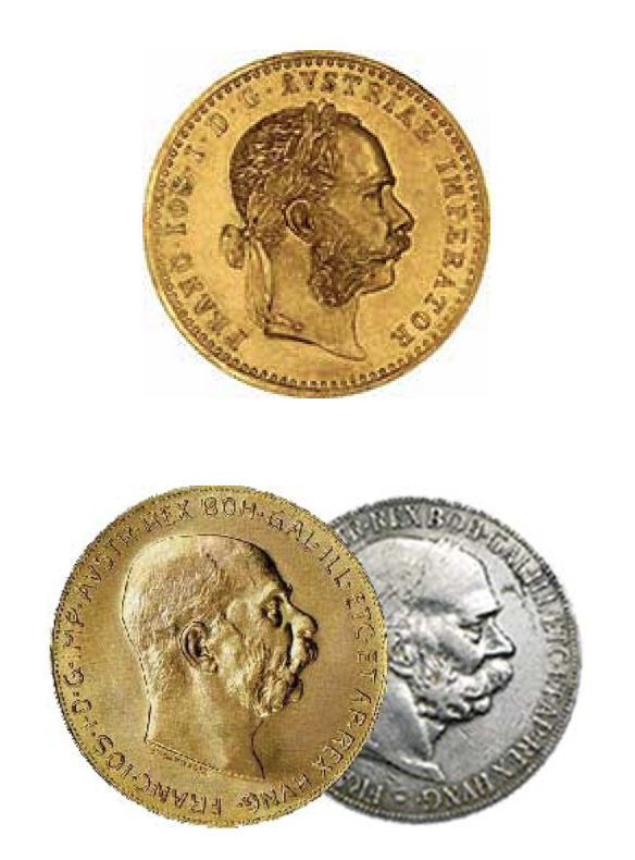 Austrian-Ducats-Coronas we buys foreign coins like Austrian Ducats and Coronas
