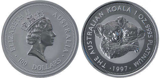australian-platinum-koala we will buy platinum australian koala coins